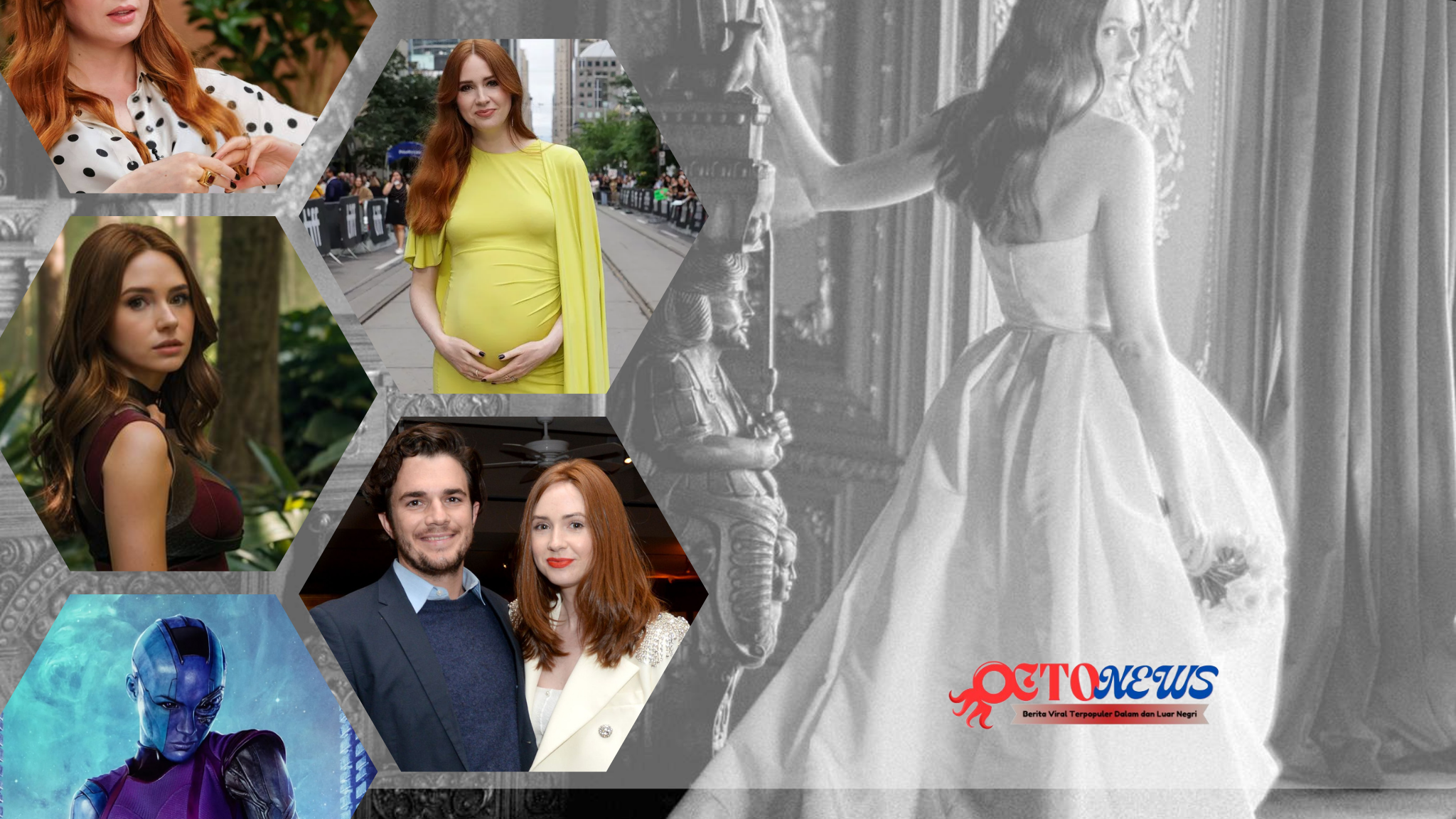 Karen Gillan Hamil Anak Pertama Tampil Baby Bump di TIFF 2024