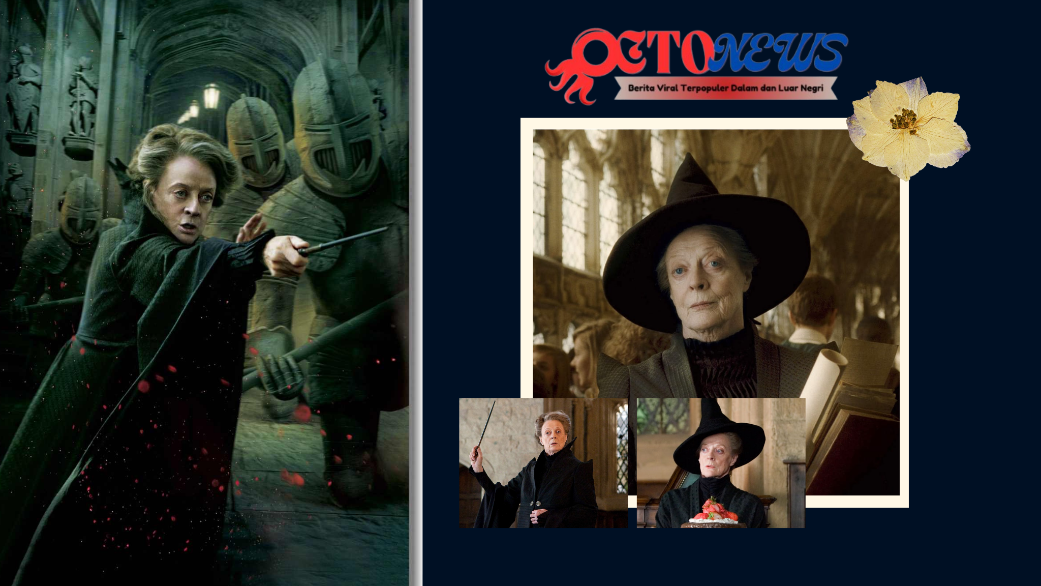 Maggie Smith, Pemeran Prof McGonagall di Harry Potter Meninggal Dunia