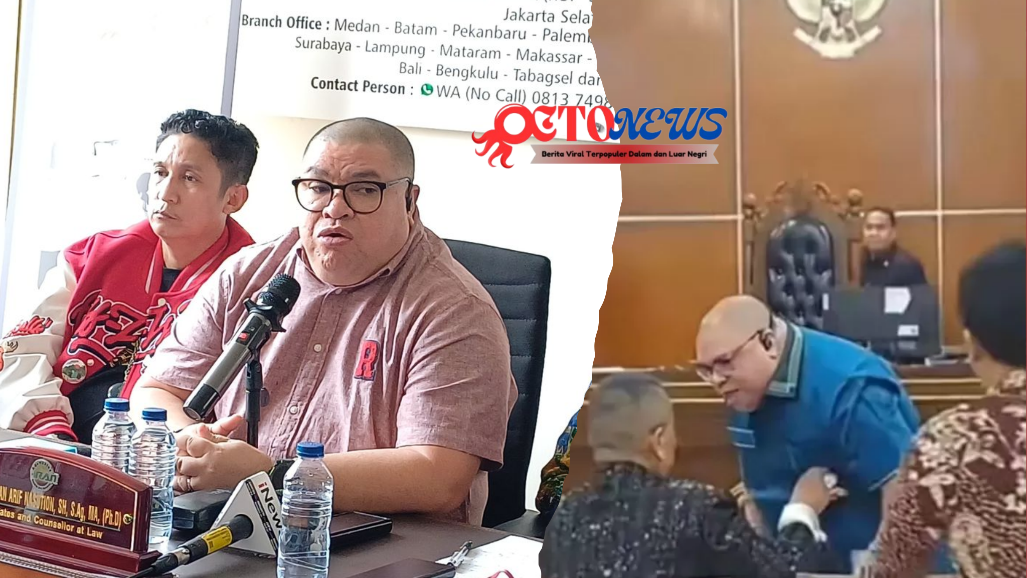 Sumpah Advokat Razman Nasution dan M Firdaus Oiwobo Dibekukan Pengadilan Tinggi