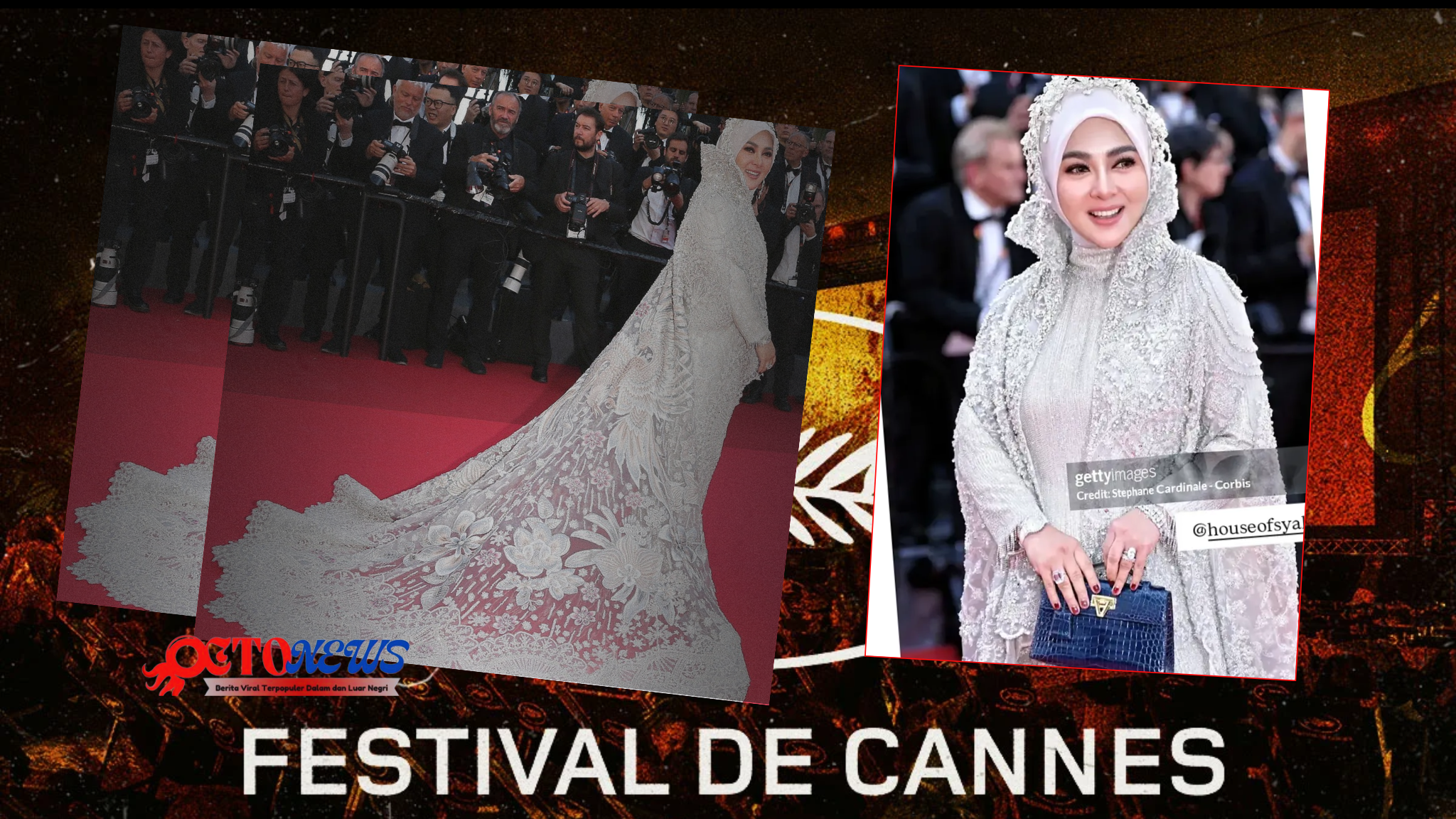 Penampilan Syahrini di Cannes Film Festival Baut Kaget